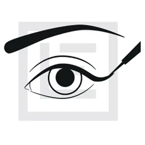 Eylure Line & Lash Kit  Clear Lash Glue Pen and False Lashes  Faux Mink Wispy - step 1 apply