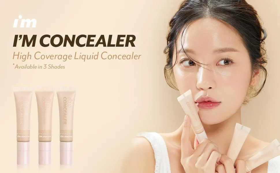 I'm Meme Liquid Concealer - I'm Concealer | 2-in-1 with Dual Applicator  Lightweight  Moisturizing  High-coverage  Non-creasing  002 Custard  0.35 Oz - product information 15