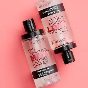 Catrice | Oil Control Matt Fixing Spray | Minimizes Visibility of Pores | Sets Makeup for 18 hours | Mattifying | Vegan & Cruelty Free - Catrice Oil-Control Matte Fixing Spray