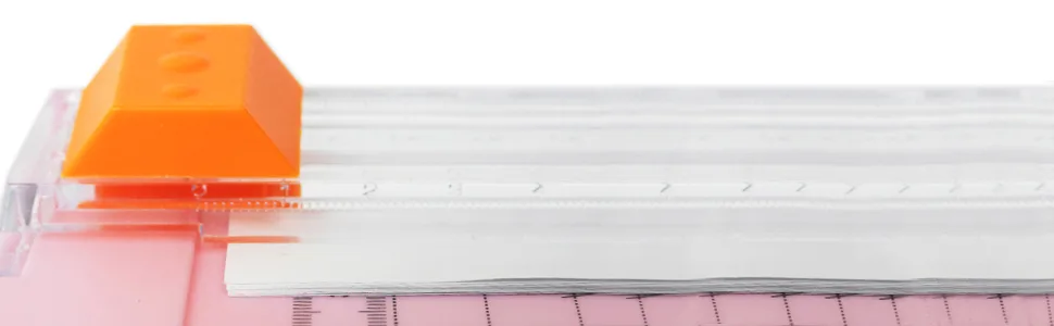 Rayson RC4000P-US Paper Cutter Trimmer  A4 Size (12 inch) Paper Cutter for Coupon  Craft Paper and Photos (Light Pink) - paper trimmer, paper cutter