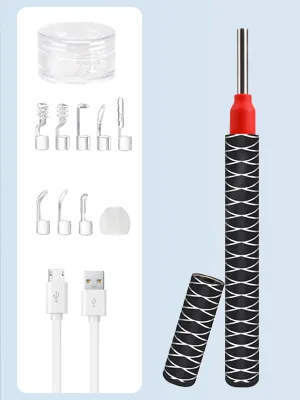 Ear Wax Removal  Earwax Remover Tool with 1080P HD  Waterproof  Easy Use  3.5mm Ear Camera with 6 LED Lights  Earwax Removal Tools for iOS & Android  Kids & Adults - 300*400