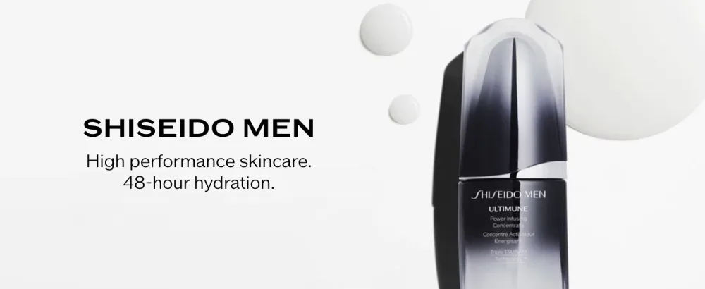 Shiseido Men Energizing Moisturizer Extra Light Fluid - 100 mL - Reduce the Look of Fine Lines  Dullness & Dry Skin - Non-Greasy  Extra-Light Texture - Shiseido Men