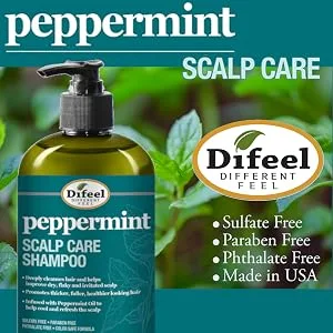 Difeel Peppermint Scalp Care Hair Mask 12 oz. - Shampoo