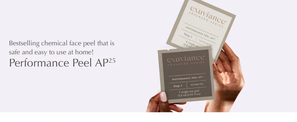 EXUVIANCE Performance Peel AP25 At-Home Chemical Peel with Glycolic  Mandelic and Polyhydroxy Acids  13 ct. - Performance Peel