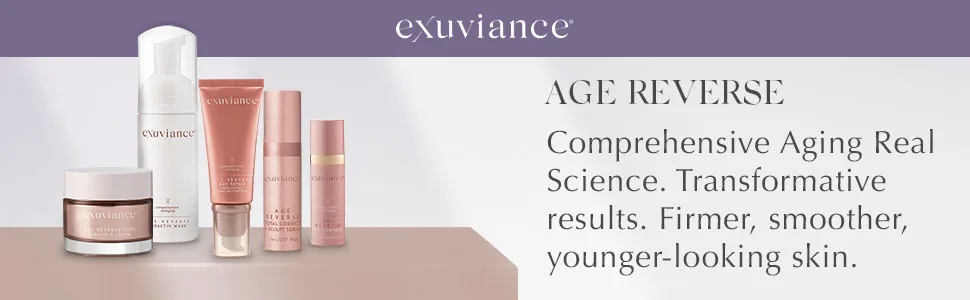 EXUVIANCE AGE REVERSE + Rebuild-5 Antiaging Moisturizer Cream with Shea Butter  Glycerin  Vitamin E  Peony Botanical  PHA  Aminofil  and MicroDiPeptide229  1.7 oz - Comprehensive Aging Real Science. Transformative results. Firmer, smoother, younger-looking skin.