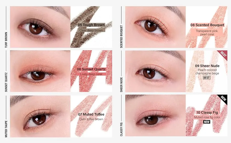 Too Cool for School - Artclass Frottage Pencil  Eye Shadow  Blusher  Soft & Natural Blending  K Beauty 3 Tiger Lily - Frottage 7