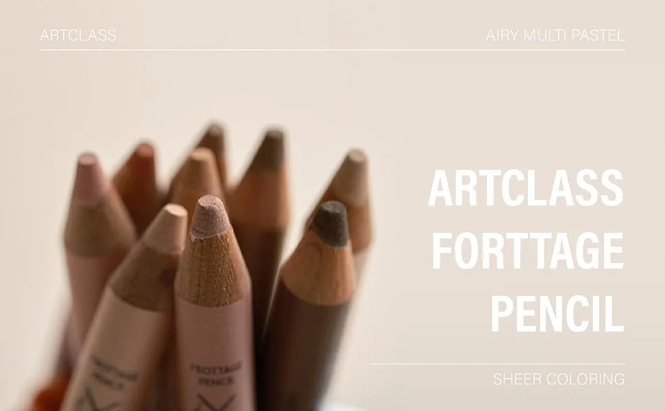 Too Cool for School - Artclass Frottage Pencil  Eye Shadow  Blusher  Soft & Natural Blending  K Beauty 3 Tiger Lily - Frottage Main