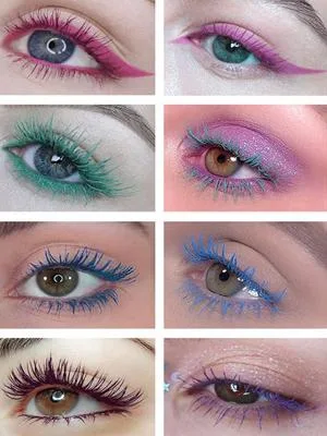 Maydear Makeup Cosmetics Professional Color Mascara-Light Green - Color mascara