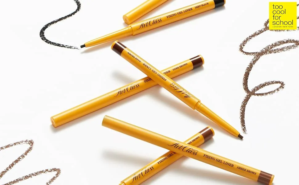 Too Cool for School - Artclass Fixing Gel Liner 3 Amber Brown - Too Cool for School Artclass Fixing Gel Liner 1