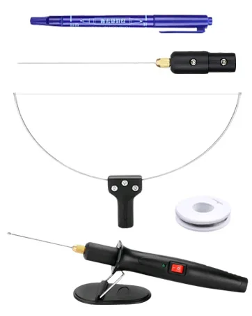 4 in 1 Foam Cutter Set With Digital Voltage Controller  GOCHANGE Electric Cutting Machine Pen Tools Kit  100-240V /18W Styrofoam Cutting Pen with Electronic Voltage Transformer Adaptor FMC-05 - product information 4
