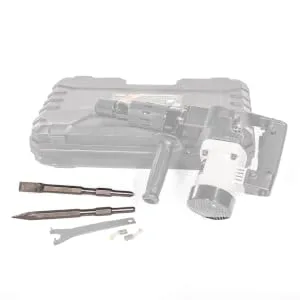XtremepowerUS 2-Pieces Point and Flat Concrete Chisels for Electric Demolition Jack Hammer 5/8 Hex Shank 2pc Chisel Bit Set - product information 6