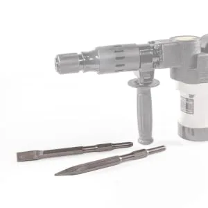 XtremepowerUS 2-Pieces Point and Flat Concrete Chisels for Electric Demolition Jack Hammer 5/8 Hex Shank 2pc Chisel Bit Set - product information 7