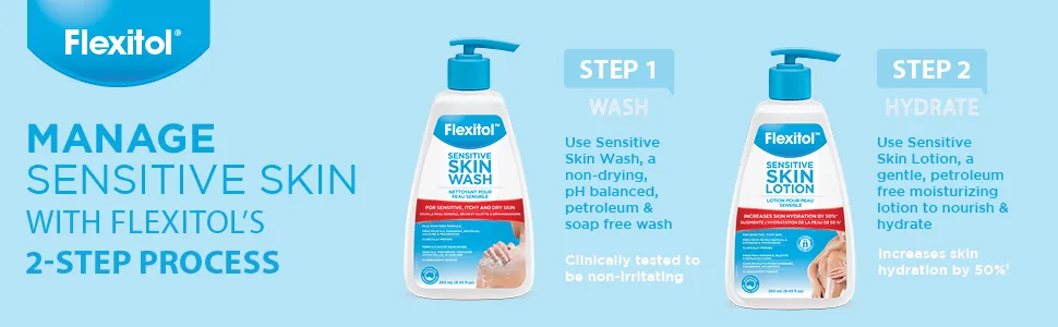 Flexitol Sensitive Skin Lotion  250 ml  8.45 Oz - Manage Sensitive Skin