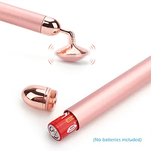 HOTACE Jade Roller for Face Electric Vibrating Face Roller Massager 100% Natural Rose Quartz Roller Skin Care Tools-Pink - product information 8