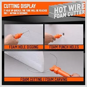 HORUSDY 3-IN-1 Hot Wire Foam Cutter  Foam Cutter Electric Cutting Machine Pen Tools Kit - product information 3