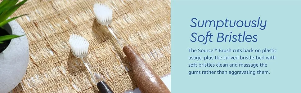 RADIUS Toothbrush Source Floss BPA Free & ADA Accepted Improve Gum Health & Reduce Issues  Soft  Soda Pop Eco-Grind - Radius Source Banner
