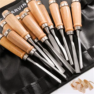 Dicunoy 12 PCS Wood Carving Tools  Gouges Woodworking Chisels  Full Size Wood Carving Knifes for Beginners  Hobbyists  Professionals  Artistic  Gifts for Him  Father's Day - Dicunoy 21PCS Wood Carving Tools, Gouges Woodworking Chisels