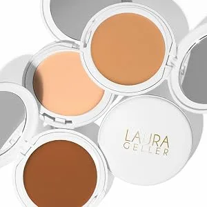 LAURA GELLER NEW YORK Timeless Skin Cream Compact Foundation  Medium to Full Coverage Medium 230 230 Medium - Group Shot