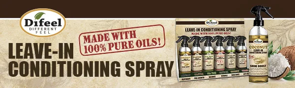 Difeel Scalp Care Leave in Conditioning Treatment - Peppermint Oil 6 oz. with Spray Cap & Dispensing Cap - product information 8