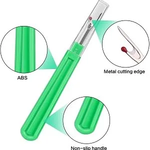 Seam Ripper  Sewing Stitch Ripper and Thread Remover Tool Kit  2Big+2Small Thread Cutter and 1 Thread Snips (Blue) - big seam eraser