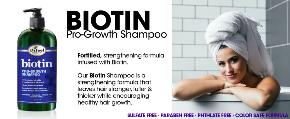 Difeel Biotin Root Stimulator 2.5 oz. - Follicle Stimulator for Hair Growth - Difeel Biotin Shampoo