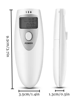 Breathalyzer  Digital LED Screen Portable Breath Tester  Ultra-Portable Pocket Breath Tester for Drivers or Home Use - product information 16