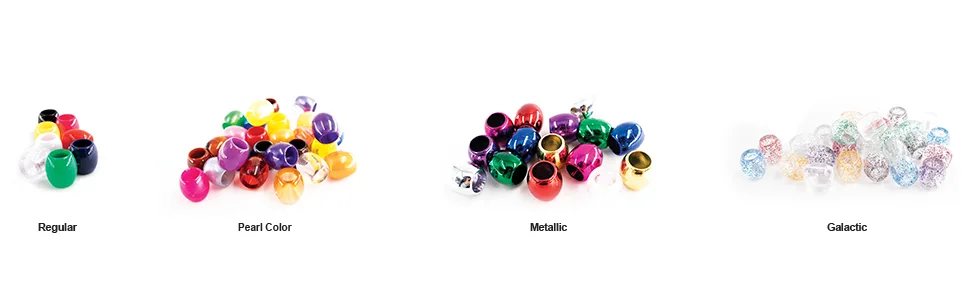 48 Pcs Beads Jewelry Making Kit DIY Hair Braiding Bracelet Ornaments Crafts Jumbo Round Pony (Clear) - Bead