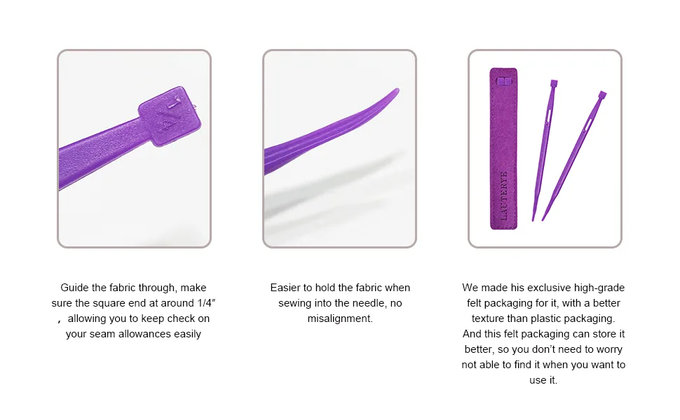 That Purple Thang Multifunctional 2Pcs for Sewing kit Projects Use by Lauterye - details