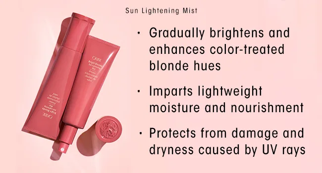 Oribe Bright Blonde Sun Lightening Mist - blonde lightening, brightening mist