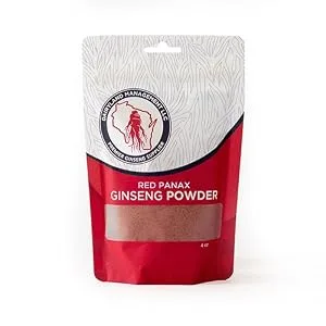 Red Panax Ginseng Powder with Natural Ginsenosides - Supports Healthy Energy  Vitality  Mood and More - red panax powder ginseng extract organic energy