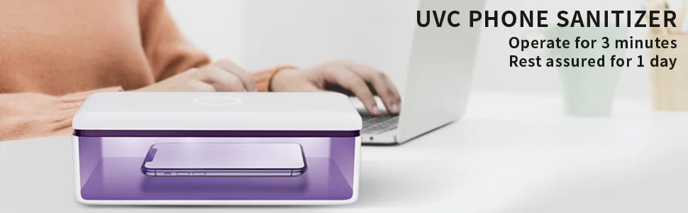 UV Light Sanitizer Box  UV-C Sterilizer Box  UV Phone Sanitizer Box for Smartphone Jewellery and Household Items - product information 1