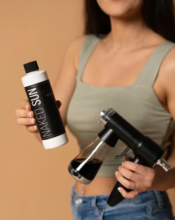 Onyx Spray Tan Machine with Professional Tanning Gun - Matte - tanning solution