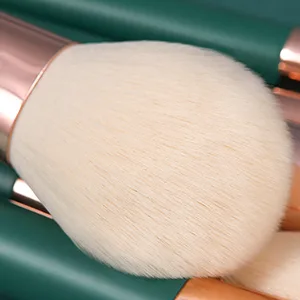 DUcare Makeup Brushes Professional 20Pcs Green Makeup Brush set with Silicone Face Mask Brush Kabuki Foundation Blending Powder Blush Concealers Eyeshadows Brushes - product information 24