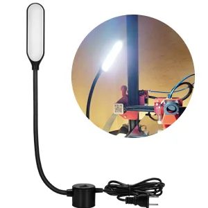 Hanbaak Sewing Machine Light  Magnetic Base LED Work Light with Flexible Gooseneck for Sewing Machine Drill Presses Craft Workbenches Lathes - cool led lights for sewing machines