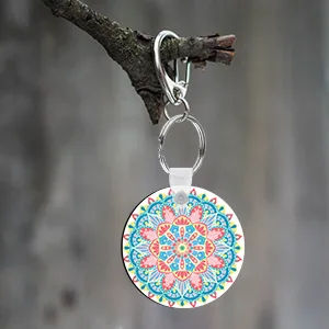 Coolrunner Sublimation Blank Keychain 30PCS Heat Transfer Keychain Double-Side Printed DIY MDF Blank Keychain (Square  Round  Rectangle) - product information 24