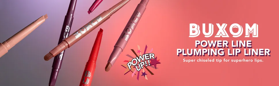 Buxom Power Line  Plumping Lip Liner Real Red - Power Line Plumping Lip Liner