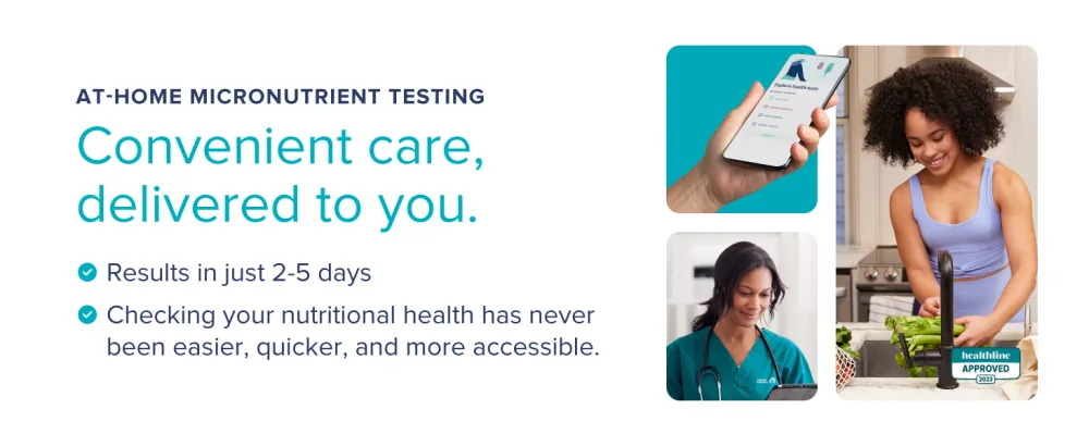 LetsGetChecked - at-Home Micronutrient Test | Private and Secure | CLIA Certified Labs | Accurate & Fast Online Results in 2-5 Days - (Not Permitted for use in NY) - At-home micronutrient testing Convenient care, delivered to you. Results in just 2-5 days