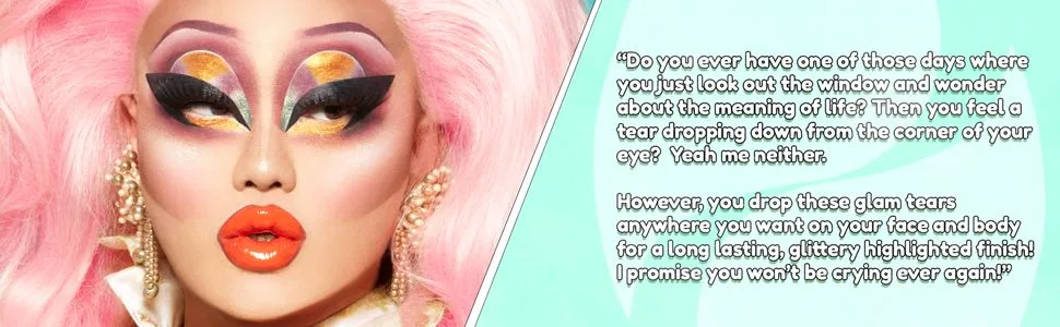 KimChi Chic Beauty Glam Tears  Gold - shimmer highlighter cream makeup face blush eyeshadow eye shadow cheek brightner