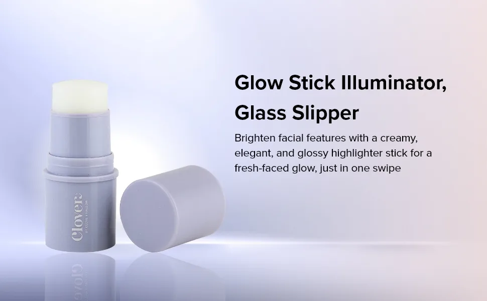 Clover Glow Stick Illuminator Cruelty-Free & Vegan Highlighter Makeup  Glass Slipper - Glow Stick Illuminator