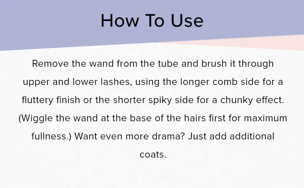 Clover Maxed Out Voluminous Mascara Cruelty-Free & Vegan Eye Makeup  Black - How to use
