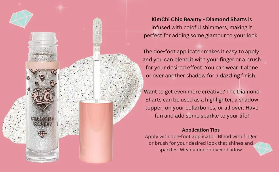 Kimchi Chic Diamond Sharts - Strike A Pose - kimchi chic beauty Makeup Cosmetics Foundation Lipstick Eyeshadow Mascara Highlighter Cruelty-free