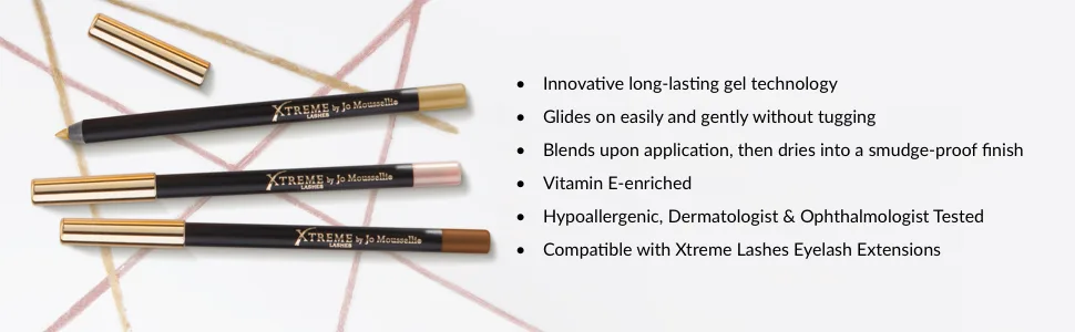Xtreme Lashes GlideLiner Long Lasting Eye Pencil Graphite with Sharpener - xtreme lashes glideliner