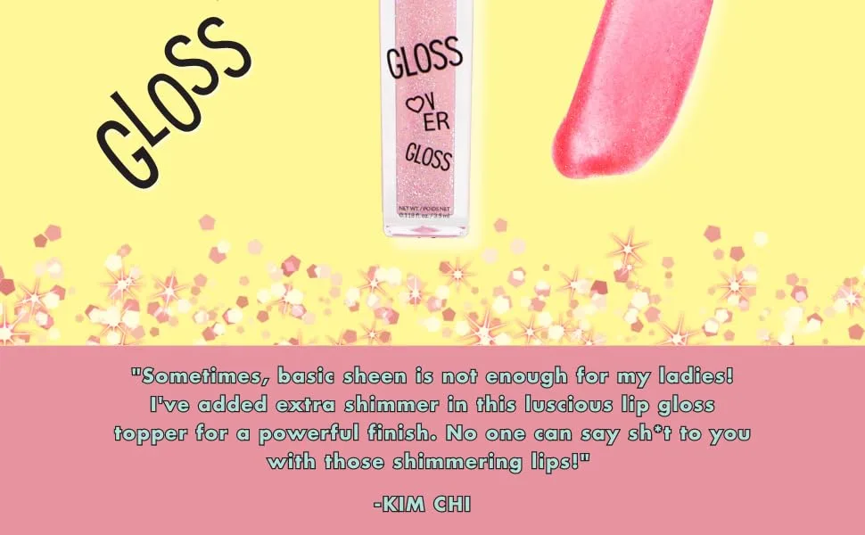 Kimchi Chic Gloss Over Gloss - Peach Shimmer - kimchi chic beauty Makeup Cosmetics Foundation Lipstick Eyeshadow Mascara Highlighter Cruelty-free