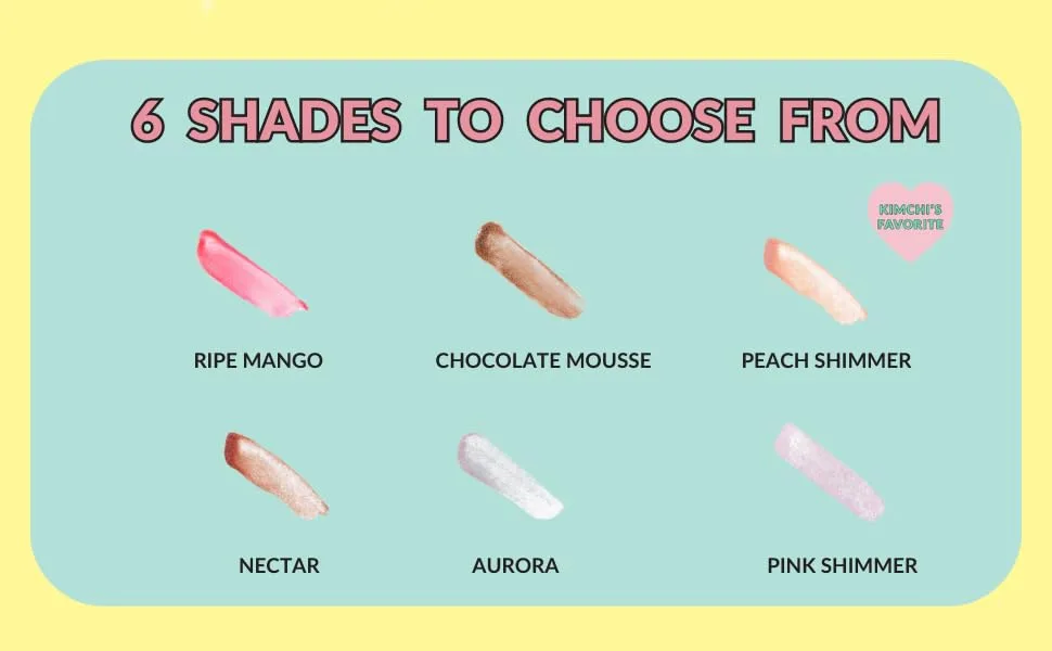 Kimchi Chic Gloss Over Gloss - Peach Shimmer - kimchi chic beauty Makeup Cosmetics Foundation Lipstick Eyeshadow Mascara Highlighter Cruelty-free