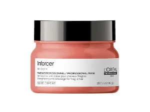 L'Oreal Professionnel Inforcer Mask | For Weak & Fragile Hair | Provides Strength and Prevents Breakage| With Biotin & Vitamin B6 | 8.5 Fl. Oz. - Inforcer Mask