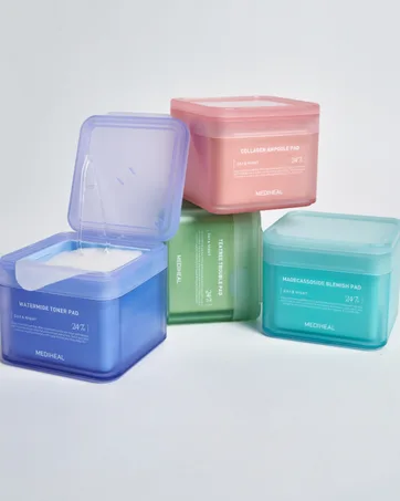 MEDIHEAL Tea Tree Biome Blemish Cica Pad (70 Pads) Korean Manyo Skincare for Sensitive Skin - TONER PAD