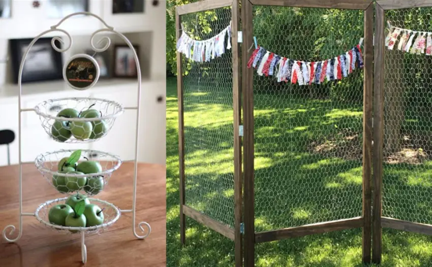 DoubleWood Chicken Wire Net for Craft Projects 3 Sheets Galvanized Hexagonal Wire Mesh Fence 13.7 Inches x 40 Inches Mesh10 Feet (13.7 x 40 Inches - 3 Sheets) - Chicken Wire