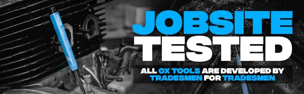 OX Tools Pro Tuff Carbon Marking Pencil | Pencil Holder with Sharpener & Belt Clip | Carpentry Carpenter Construction Pencil | OX-P503201 Pencil   Single - Jobsite tested. All OX Tools are developed by tradesmen for tradesmen.