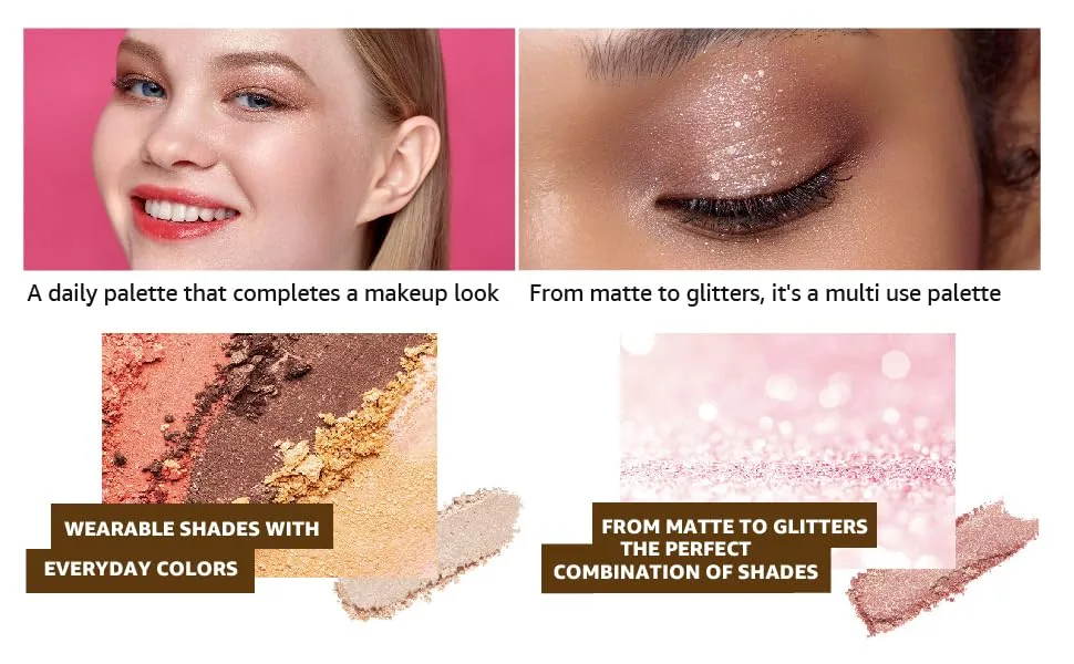 COLORGRAM Multi Cube Palette 5 Colors - 03 Lovely Cube | Eyeshadow Palette for Daily makeup  Ultra-Blendable  Matte  Glitter  Shimmer Shades 0.3 fl.oz. 03 Lovely Cube - COLORGRAM