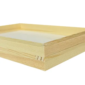Worown Plastic Paper Making Frame Kit Papermaking Mould  5 x 7 Inch Paper Screen for DIY Paper Making Craft - Bevel